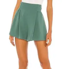 Tularosa Celeste Skort Shorts Sage Green Pleated Flared High Rise Skirt Size S