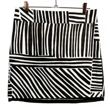 NWT Ann Taylor Zebra‎ Print Pencil Skirt Brown 6