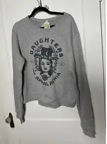 Kinship Goods Daughters of Appalachia Gray Crewneck Sweatshirt XXL NWT Cowgirl