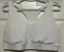 Tek Gear Workout Gear Women's‎ White Sports Padded Bra Razorback Straps Size XXL