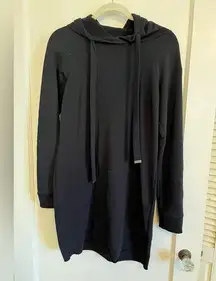Almost Famous Black Hoodie Sweater Dress