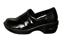 Born Concept Womens Clogs Comfort Shoes Black Patent Leather Slip On 8 EU 39