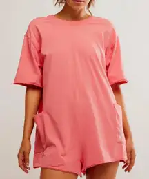 NWT Free People FP Movement Hot Shot Tee Romper