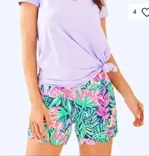 Lilly Pulitzer Magnolia Slathorse Soirée scalloped shorts 00 NEW
