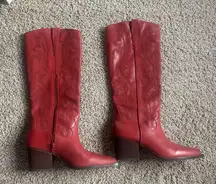 Red cowboy boots 