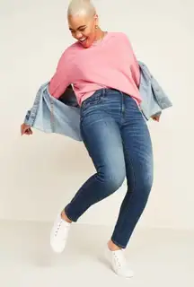 NWT Old Navy Mid Rise Pop Icon Skinny Jeans Woman’s Plus Size 28