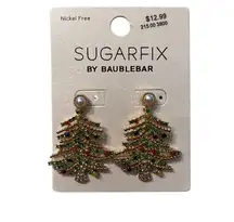 NEW Sugarfix by Baublebar Christmas Tree Earrings