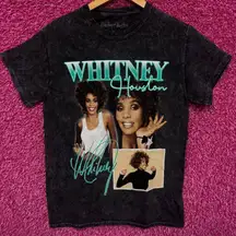 Whitney Houston My Love is Your Love Collage Dance Pop Tee M