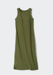 Uniqlo Built-In Dress Bra Olive Green
