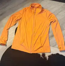 🔥Women’s Orange ZipUp Light Weight Jacket•Size:L🔥