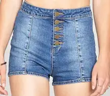 ✨ Amuse Society High Waisted Denim Jean Shorts