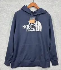 The North Face Womens Hoodie L Urban Navy Logo Pullover‎ Casual