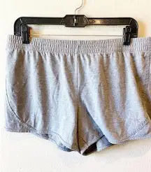 Danskin Womens Gray Elastic Waist Shorts‎ Size Large