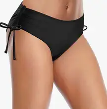 Women Bikini Bottoms Side Tie Adjustable Bathing Suit Swimsuit Cheeky Swim Bottom