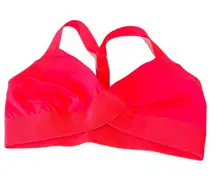 Free People Movement End Game Bra Neon Coral Pink Size Small