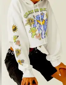 Daydreamer -‎ Grateful Dead Sunshine Cropped Hoodie NWT size L