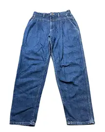 Vintage Lee Paper Bag‎ Denim Jeans Womens Size 16 Baggy Mom Style Measures 29