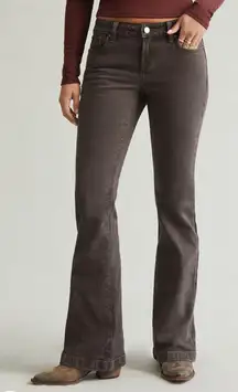 Pacsun Jade Low Rise Bootcut Jeans Brown