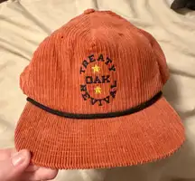 Treaty Oak Revival Corduroy Orange Hat 