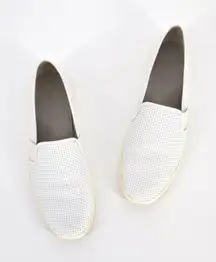 Vince Blair Perforated Leather Slip On Sneaker White Women's US 9 / 39