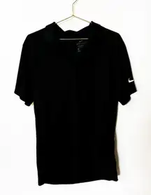 black golf shirt