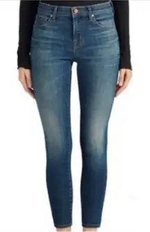 J Brand Skylight Medium Wash Stretch Skinny Capri Jeans 25