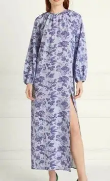 Hill House the Simone Dress Lilac Tonal Floral print size M NWT