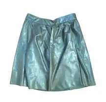 NEW w Flaws Vince Brown Leather Mini Skirt