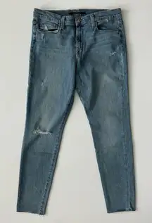 HUDSON Midrise Super Skinny Ankle Jeans Size 31 Women