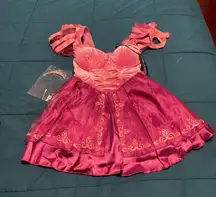 Dolls kill trickz n’ treatz tower trapped princess costume M