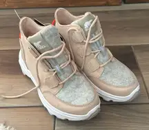 Sorel Kinetic™ Breakthru Caribou Waterproof, Size 6.5