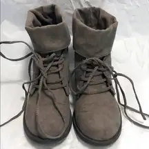 AEO Lace Up High Top Boots