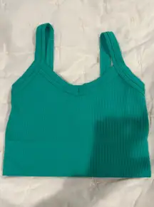 very cute blueish green color tank top