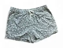 Womens Adore Me Intimates Star Print Drawstring Cotton Lounge Sleep Shorts - M