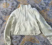 Lululemon Scuba Oversized Funnel-Neck Half Zip Sundance Yellow size XS/S