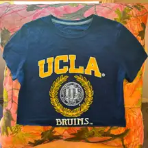 ucla bruins los angeles california college crop top t shirt 
