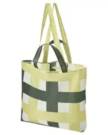 IKEA SKYNKE Shopping Bag White/Multicolor 17 ¾x14 ¼" Stylish Tote New! Reusable