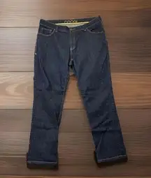 COOGI Jeans Womens 20/33 Rhinestone Embellished Pocket Design Blue Denim Stretch