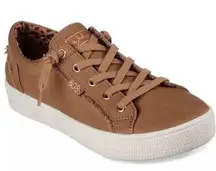 Skechers BOBS from  B Extra Cute Memory Foam Sneakers Chestnut Vegan  Size 6.5