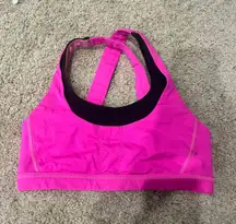 Hot Pink Sports Bra