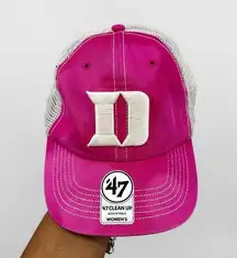 47 Brand 47 Duke University Pink Custom Bleach Splatter Dad Hat OS