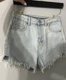 Light Wash Jean Shorts