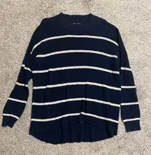 Outfitters Navy Striped Sweater