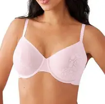 Wacoal Bra Confidence Boost Underwire Bra Ballet Slipper Pink 40DDD NWT #855380