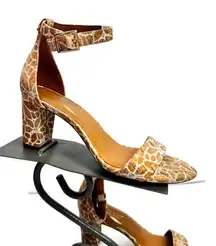 Aerosoles Bird of Paradise Cork Combo Sandal Heels Size 8