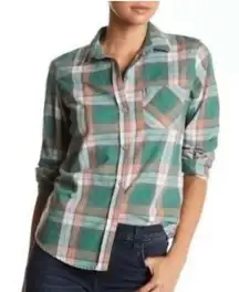 Cur­rent/El­liott The Slim Boy Shirt Plaid Long Sleeve But­ton Down