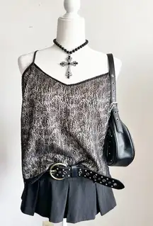 DKNY Cami Top,‎ Y2K, Minimalist, 90s Vintage, Quiet Luxury, Large, Officecore