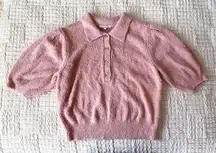 Reformation Etta Collared Sweater L