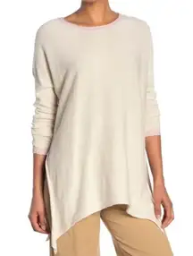 Cloth By Design Oversized Tie Sweater Cream XS