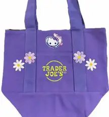 NWT Custom Made Limited Edition Trader Joe’s Mini Canvas Tote Bag Hello Kitty